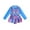 Z08-Blue, variant on LRen Toddler Swimsuit Girl Long Sleeve Swimsuits Two Piece Rash Guard Bathing Suit Upf 50 Swimsuit Cute Round Neck Beachwear Girls Swimsuit Bathing Suits