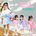 thumbnail image 3 of Hello Kitty Cinnamoroll Anime Kawaii Sanrio camisa vestido de tela moda lindo Kuromi My Melody ropa de bebé de dibujos animados regalos para niños, 3 of 4