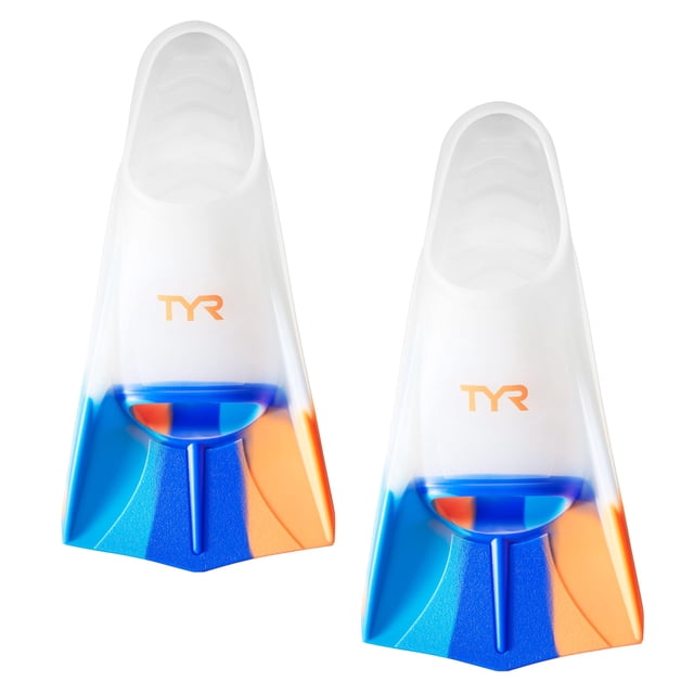 Aletas de natación TYR Stryker de silicona para adultos (1 par)