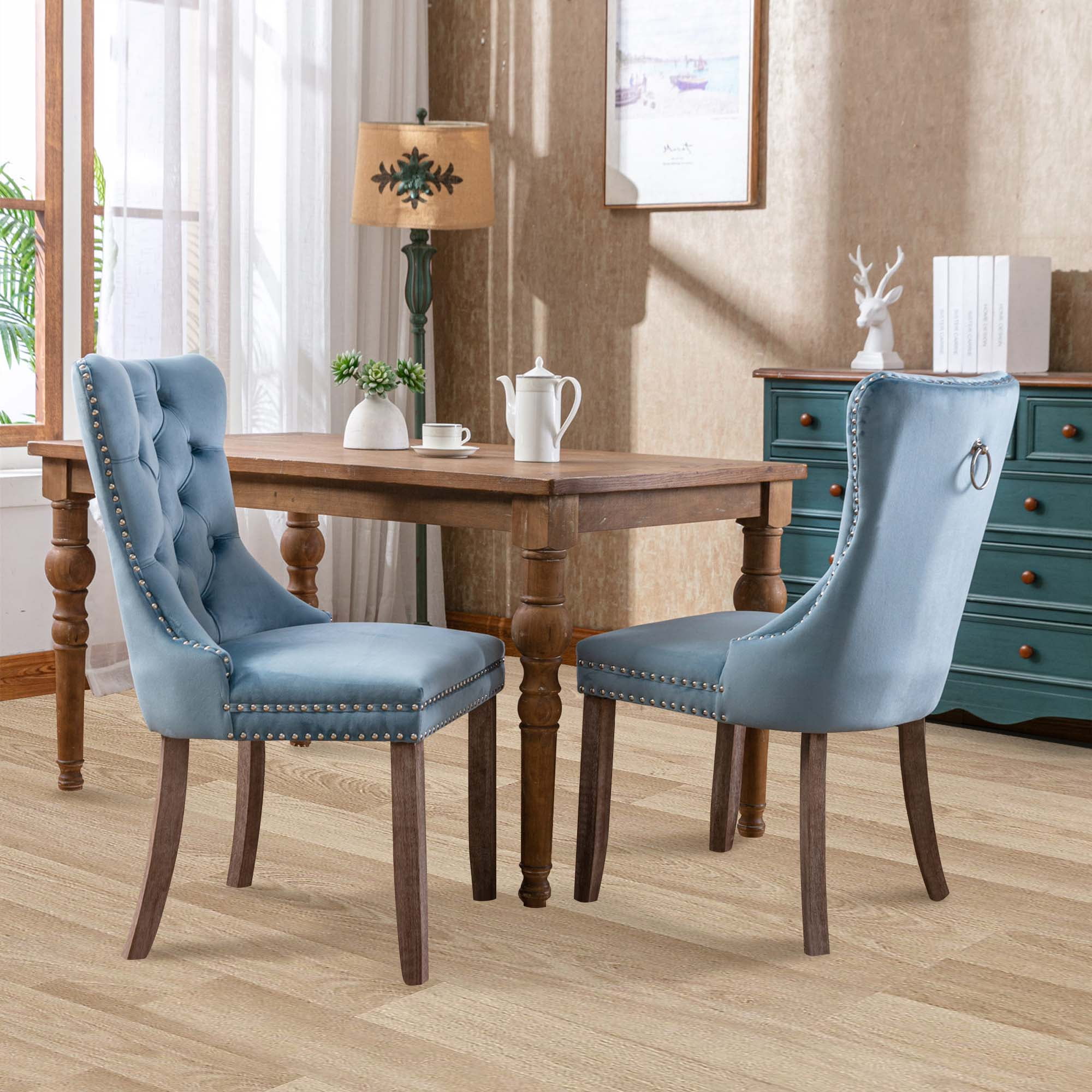 Nautica nailhead 2025 dining chairs