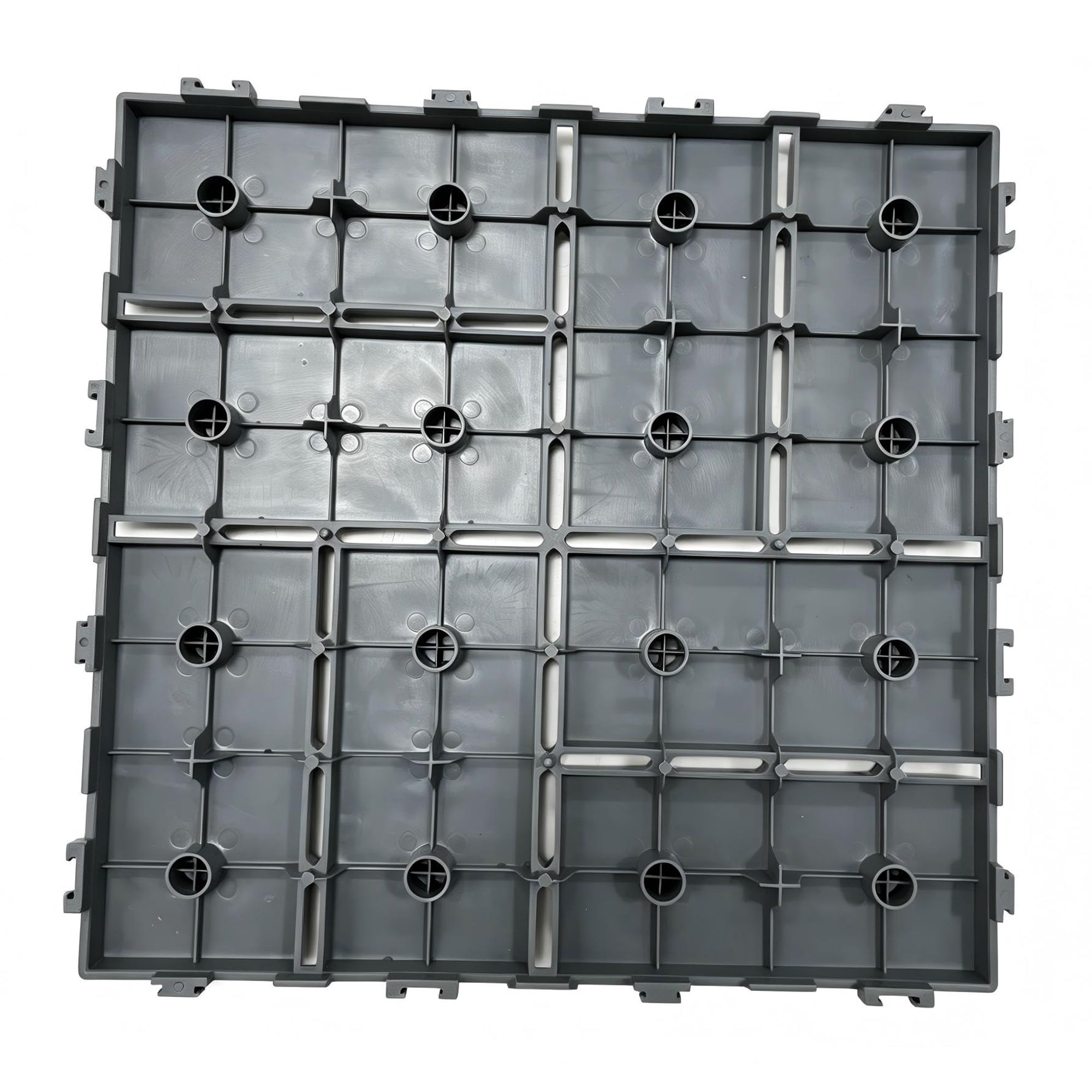 Plastic Interlocking Deck Tiles, 44 Pack 12"x12" Waterproof Non-Slip Outdoor Patio Flooring, All Weather Drainable Snap Together Decking Tiles for Poolside, Porch, Garden, Backyard & Shed Floor