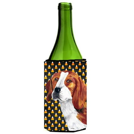 

Beagle Candy Corn Halloween Portrait Wine Bottle Hugger - 24 oz.