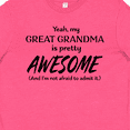 thumbnail image 4 of Inktastic Yeah My Great Grandma Is Pretty Awesome Youth T-Shirt, 4 of 5