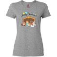 thumbnail image 3 of Inktastic Merry Christmas Cute Nativity Scene Women's T-Shirt, 3 of 5