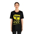 thumbnail image 2 of DJH Apparel | Blessed By God Christian Inspirational Unisex T-Shirt, 2 of 7