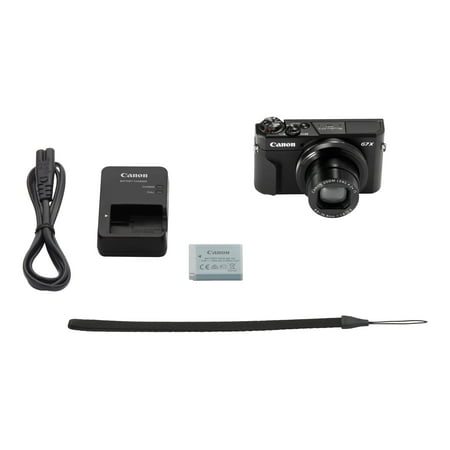 Canon - PowerShot G7 X Mark II 20.1-Megapixel Digital Camera Video Creator Kit - Black