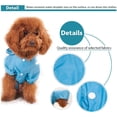 thumbnail image 3 of Chubasquero para perros BRI Poncho con capucha ajustable impermeable S Azul, 3 of 5