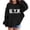 Black, variant on Kids Girls Sports Shirt Boy Girl Casual Hoodie Pullover Hooded Sweatshirt With Pocket Suitable For Teen Girls Boys