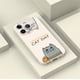 thumbnail image 4 of Demuestre su sentido único del estilo: cubierta de teléfono plateada multicolor esmerilada de doble capa con diseño gráfico divertido para iPhone 15 Pro Max 14 13 12 Pro 11, 4 of 4