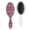 White-107, variant on Pastoral Style Hair Brush with Floral and Tribal Patterns, Vintage Bohemian Soft Paddle Brush for Wet & Dry Hair