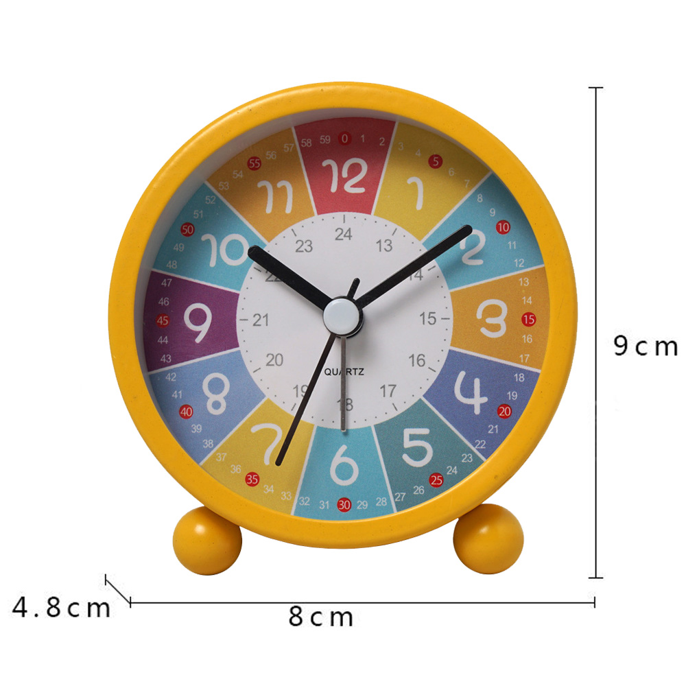 Learning Clock for Kids - Telling Time Teaching Clock - Kids Wall Clocks for Bedrooms - Kids Room Wall Decor - Analog Kids Clock for Teaching Time - Kids Learn to Tell Time Easily - image 2 of 5
