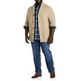 thumbnail image 4 of Oak Hill by DXL Men's Big and Tall Shawl Collar Cardigan Humus 3XL, 4 of 6