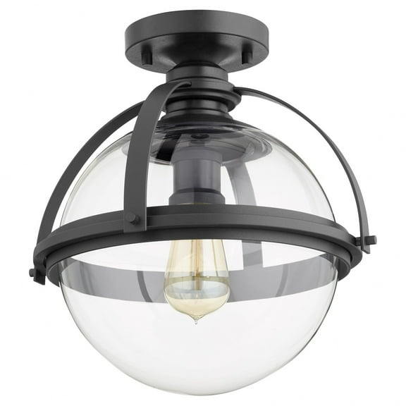 Quorum Lighting - Ceiling Mount - Meridian - 1 Light Flush Mount in Transitional