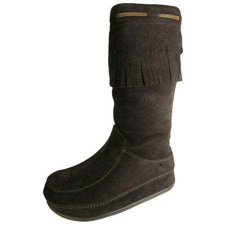 Fitflop Womens Superfringe Mukluk Knee-High Suede Boot Shoe