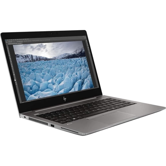 Restored HP ZBook 14U G5 14" FHD Intel Core i7-8550U 1.8GHz, 16GB RAM, 512GB SSD, Windows 11 Pro 64bit, CAM, AMD Radeon Pro WX3100 2GB