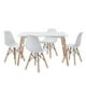 thumbnail image 1 of Comedor 4 Sillas con Mesa Cuadrada Blanco, 1 of 6