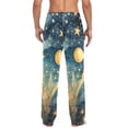 thumbnail image 4 of joogoo Men's Pajama Pants Stars and Moon Cotton Long Sleepwear Lounge Pants 2XL, 4 of 7