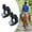 Noir, variante sur Équitation, 5 Types de Couleurs Coussin Antidérapant en Acier Inoxydable Selle Équestre en Aluminium Moulé sous Pression Légère Sécurité Selle de Cheval avec Peinture