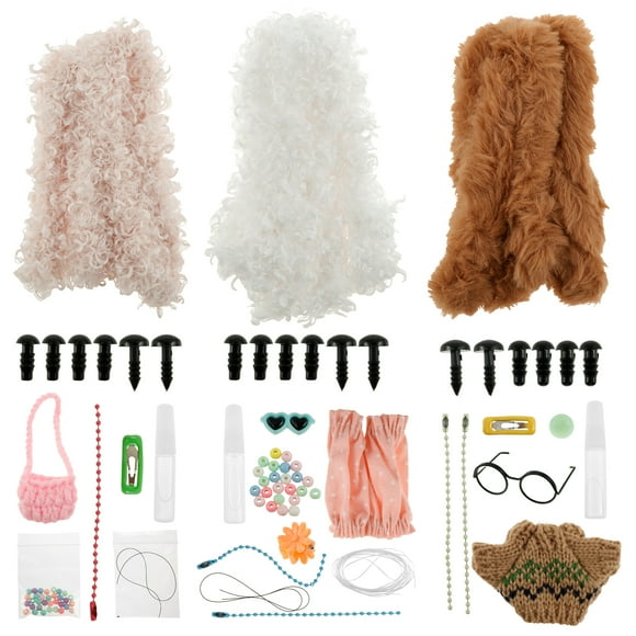 Wekvgz Pipe Cleaners Craft Kit DIY Pipe Cleaners Set for Beginners Bear Animal Kit with Thick Pipe Cleaner Decorative Accessories Soft Pipe Cleaners Craft Supplies for Children and Adults