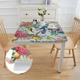 thumbnail image 2 of Acheng Flowers Square Tablecloth 100% Polyester Fiber 46*46, 2 of 8