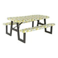 thumbnail image 3 of Lippert 72" x 27" Lemon Toss Picnic Table Cover Set Waterproof & Stain Resistant, (3 Count), 3 of 10