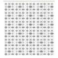 thumbnail image 3 of Ambesonne Guatemalan Shower Curtain, Geometric Culture, 69"Wx70"L, Black Grey White, 3 of 3
