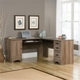 thumbnail image 2 of Pemberly Row L Shaped Computer Desk with CPU Tower Storage, Letter, Legal File Drawer, and Keyboard Tray in Salt Oak, 2 of 19