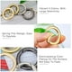thumbnail image 2 of Anillos tóricos de resorte, 16 piezas Gancho de clip de resorte redondo Clips de mosquetón redondos de 35 mm, 2 of 3
