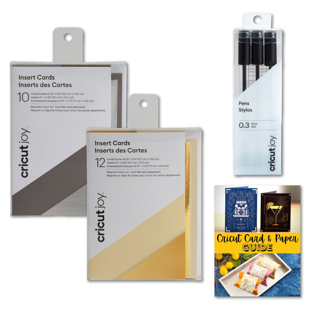 Marina Cricut Joy Cutaway Cards Neutrals Corsage Sampler Bundle 4.25 in x 5.5 in 