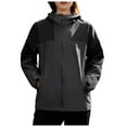 thumbnail image 6 of Godom Rain Jackets for Women, Waterproof Raincoat Lightweight Hiking Jackets Windproof Hooded Jacket with Pockets, 6 of 6