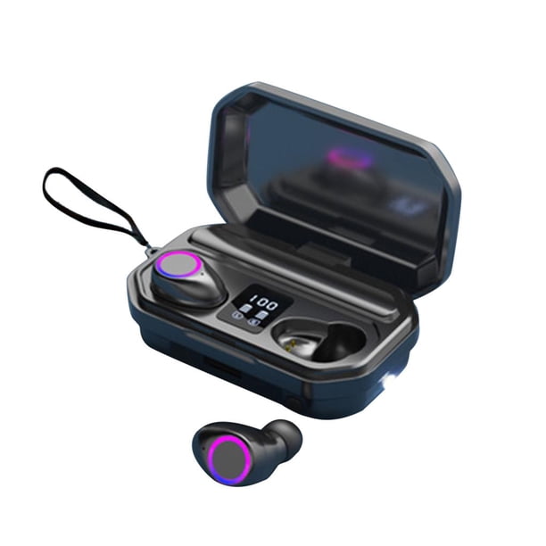 De Auriculares Inalámbricos Bluetooth 5.0 Auriculares Internos Con Control Táctil Con Pantalla Led Estuche De Carga De 2000 Mah Estéreo Tws 1 Par sonducket EL012617-00