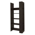 thumbnail image 7 of Modern Walnut 5-Tier Open Bookcase for Home & Office Display Storage Shelf, 7 of 7