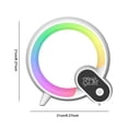 thumbnail image 3 of Lámpara nocturna colorida RGB, Control por aplicación, altavoz Compatible con Bluetooth, despertador LED, 3 of 5