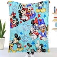 thumbnail image 3 of Blanket Printed with Cartoon Mouse Characters Comfortable to Decorate Bed Wool Blanket Soft Suitable for Every Age 50"x60", 3 of 10