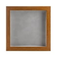 thumbnail image 3 of 6x6 Shadow Box Frame Light Brown Wood | With a 3/4" Usable Display Depth | Includes a Light Grey, 3 of 6
