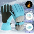 thumbnail image 2 of UYYX Kids Gloves Winter Toddler Snow Gloves Toddler Mittens Kids 1 Pairs Fleece Gloves Winter Warm 10-16 Year, 2 of 7