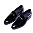 thumbnail image 2 of Zapatos de vestir para hombre, de piel de charol, de lujo, para boda, estilo italiano, Oxford, 2 of 6