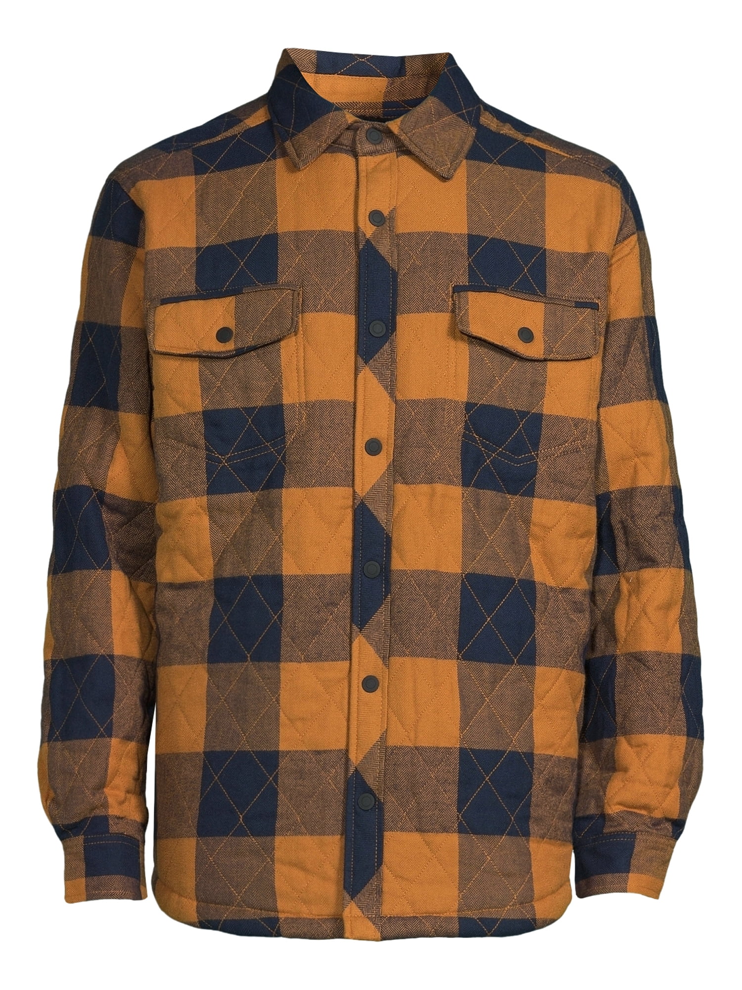 George Men's and Big Men's Shirt Jacket, Up to Size 5XL