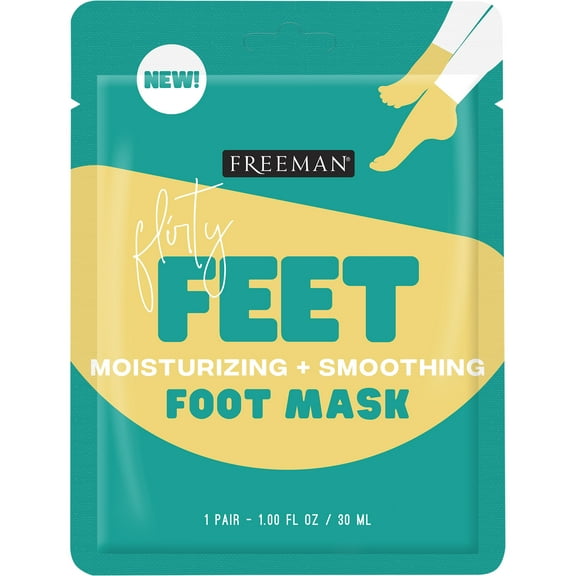 Freeman Flirty Foot Mask, Booties for Dry feet, 1 Count