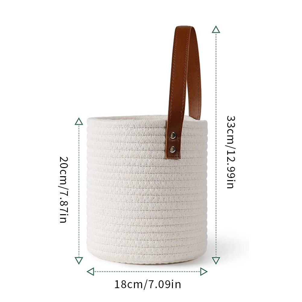 Jute Hanging Basket 7.09*7.87*12.99", Wall Hanging Planter Baskets, Jute Woven Hanging Storage Baskets