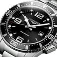 thumbnail image 4 of Longines HydroConquest Black Dial Men's 44mm Watch L38404566, 4 of 6