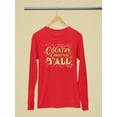 thumbnail image 3 of Country Xmas Y'all Holiday Women's Long Sleeve, 3 of 4