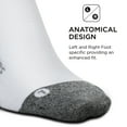 thumbnail image 4 of Feetures Elite Ultra Light Cushion Ankle Socks - Sport Sock with Targeted Compression - White, S (1 Pair), 4 of 6