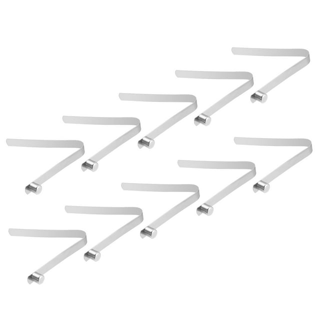 Unique Bargains 9x9.2mm Kayak Paddle Snaps, Hollow Button Single Pin Lock Tube Spring Clips for Tent Pole, 10 Pack