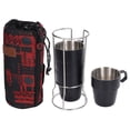 thumbnail image 1 of 4PCS/Set 300ml Stainless Steel Coffee Cup Thickened Heat Insulation Double Layer Vacuum Coffee Mug Portable Water Cup, 1 of 15