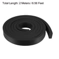 thumbnail image 2 of Uxcell Solid Rectangle Rubber Seal Strip 25mm Wide 10mm Thick 2 Meters Long Black, 2 of 5