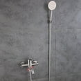 thumbnail image 4 of pitrice Shower Mixer Faucet Install Range 13-17cm Surface Brushed Faucet Single Bathroom System, 4 of 9
