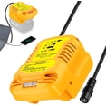 thumbnail image 1 of Cargador Solar para Batería De*walt 20V MAX, Entrada 22V-30V Salida 21V 4A MAX, Adaptador de Carga Solar Portátil para Exteriores para Baterías de Herramientas Eléctricas De*walt 20V, 1 of 7