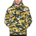 thumbnail image 4 of Hoodies for Men - Yellow Green Camouflage Long Sleeve Comfrt Men'S Fashion Hoodies & Sweatshirts, Sweatshirts for Men Hoodies Pullover Clothing Clothes with Pouch, 4 of 7