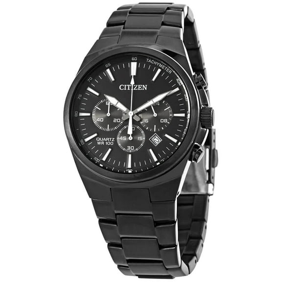 Citizen Chronograph Quartz Black Dial Men's Watch AN8175-55E